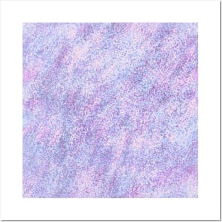 Light Purple Glitter Abstract Pattern Posters and Art